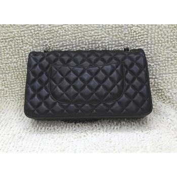 Chanel 1113 Black Lambskin Medium Bag