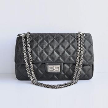 Cheap Chanel 2.55 Reissue Flap 28668 Black Crocodile Cross Body Bag HM09762