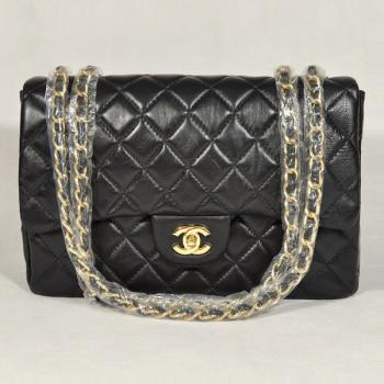 Chanel  Flap bags 28600 Black Cross Body Bag Ladies