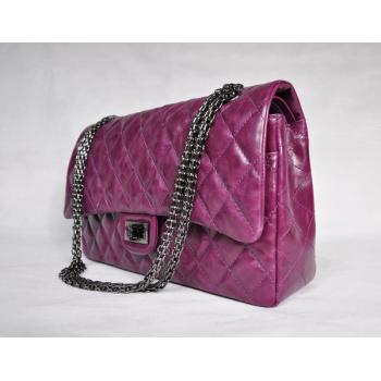 Chanel 2.55 Reissue Flap 35955 Purple Medium Cross Body Bag Replica