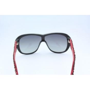 Replica Cheap  Chanel Black Oval Sunglass