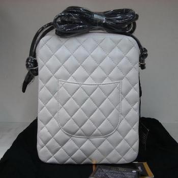 Chanel Cambon bags 25175 White Messenger Bag Ladies