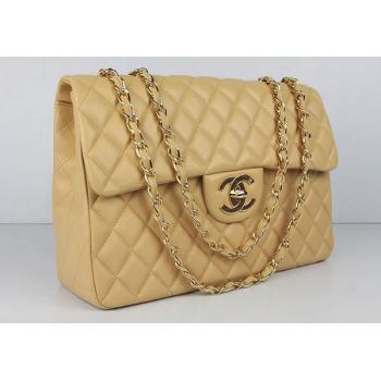 Cheap Chanel  Flap bags 1114 Apricot Lambskin Medium Bag