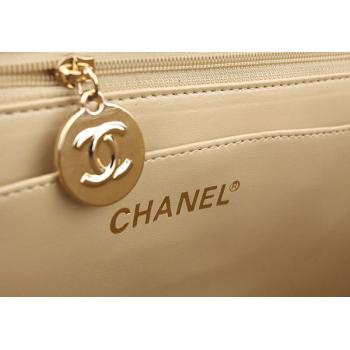 Cheap Chanel  Flap bags 1114 Apricot Lambskin Medium Bag