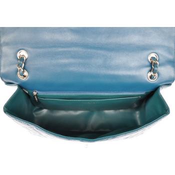 Chanel  Flap bags 28601 Blue Enamel HandBags