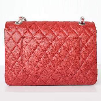 Chanel  Flap bags 01112 Red Cross Body Bag Ladies