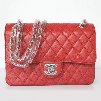 Chanel  Flap bags 01112 Red Cross Body Bag Ladies