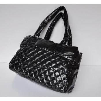 Replica Quality Chanel Coco bags 48620 Black Nylon Cross Body Bag