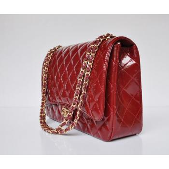 Chanel  Flap bags 47600 Red Enamel HandBags