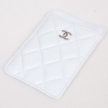 Chanel Iphone Cases 348 White Lambskin Small Replica