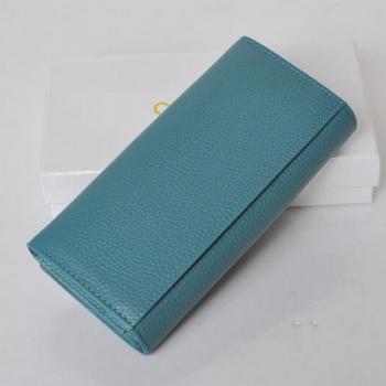 Chanel Wallet A164 Blue Small Ladies Wallet