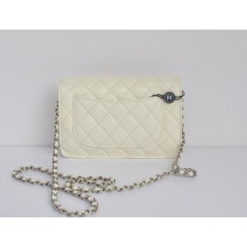 Replica Chanel Mini bags 33814 Beige Lambskin Ladies Bags