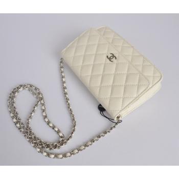 Replica Chanel Mini bags 33814 Beige Lambskin Ladies Bags