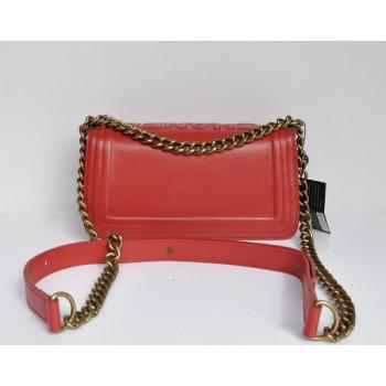 Chanel Boy Chanel bags 66713 Red Small Cross Body Bag Replica