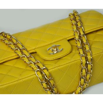 Chanel  Flap bags 1112 Yellow Cross Body Bag Ladies Replica