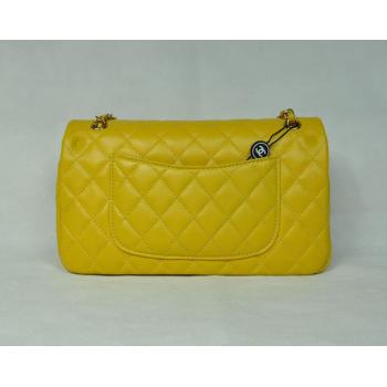 Chanel  Flap bags 1112 Yellow Cross Body Bag Ladies Replica