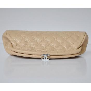 Replica Cheap Chanel Clutches 32342 Apricot Cow Leather Evening Bag