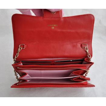 Chanel Wallet 37250 Red Enamel Ladies