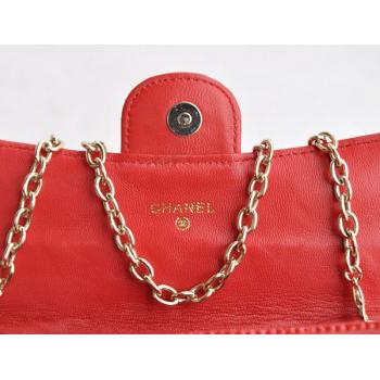 Chanel Wallet 37250 Red Enamel Ladies