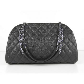 Chanel Bowling Bags 49854 Black Medium Cross Body Bag