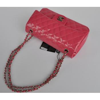 Replica Chanel  Flap bags 1112 Pink Enamel Cross Body Bag