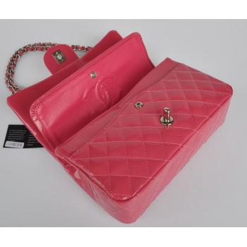 Replica Chanel  Flap bags 1112 Pink Enamel Cross Body Bag