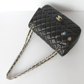 Chanel  Flap bags 47274 Black Medium Ladies Bag