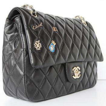 Chanel  Flap bags 47274 Black Medium Ladies Bag