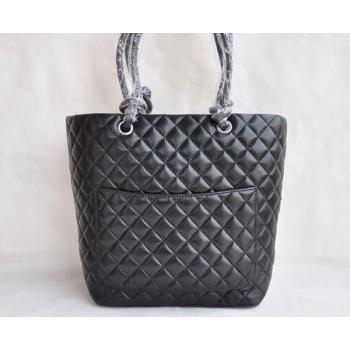 Quality Chanel Cambon bags 25168 Black Cross Body Bag Ladies