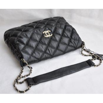 Cheap Chanel Bubble Bags 36012 Black Lambskin Large Bag