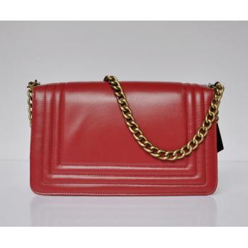 Chanel Boy Chanel bags 69010 Red Lambskin Small Bag Replica