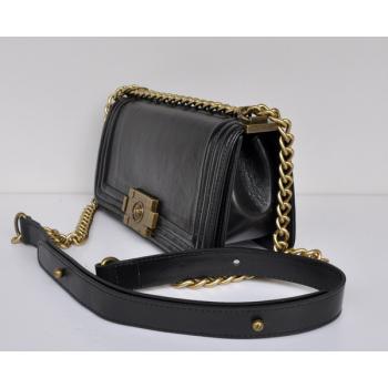 Chanel Boy Chanel bags 66713 Black Lambskin Ladies