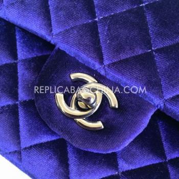 Chanel New Arrival Blue Leather  Flap Shoulder Bag