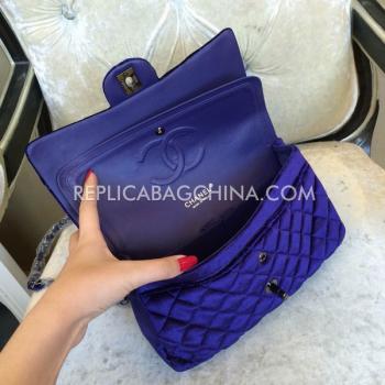 Chanel New Arrival Blue Leather  Flap Shoulder Bag