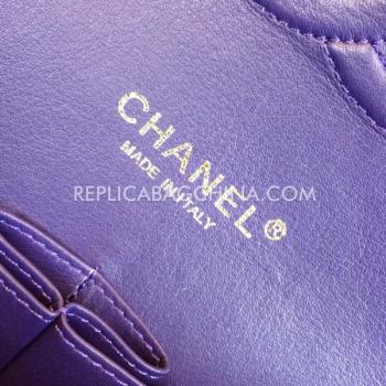 Chanel New Arrival Blue Leather  Flap Shoulder Bag