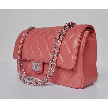 Cheap Chanel  Flap bags 1113 Pink Lambskin Cross Body Bag