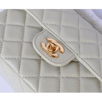 Chanel  Flap bags 1115 White Lambskin Ladies