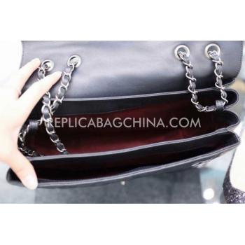 Chanel Paris Dallas Black Calfskin Handbag Replica