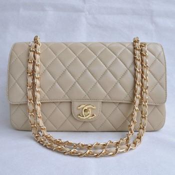 Chanel  Flap bags 1113 Apricot Lambskin Ladies