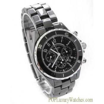 Chanel Stainless Steel Black Watches Replica