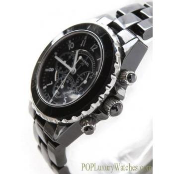 Chanel Stainless Steel Black Watches Replica