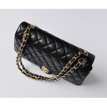 Chanel  Flap bags 1112 Black Lambskin Cross Body Bag Free Shipping