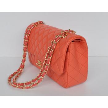 Cheap Chanel  Flap bags 1112 Orange Small Cross Body Bag