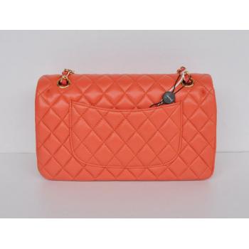 Cheap Chanel  Flap bags 1112 Orange Small Cross Body Bag