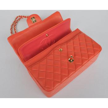 Cheap Chanel  Flap bags 1112 Orange Small Cross Body Bag