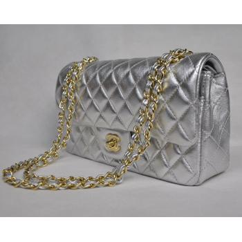 Chanel  Flap bags 1112 Silver Cross Body Bag Ladies Replica