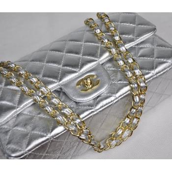 Chanel  Flap bags 1112 Silver Cross Body Bag Ladies Replica