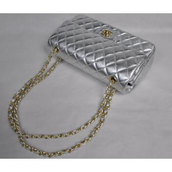 Chanel  Flap bags 1112 Silver Cross Body Bag Ladies Replica