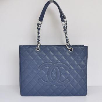 Chanel Shopping bags 20995 Blue Lambskin Cross Body Bag