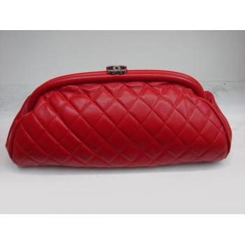 Cheap Chanel Clutches 35487 Red Small Evening Bag